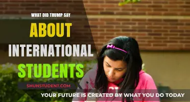 Trump's Take on International Students: A Recap