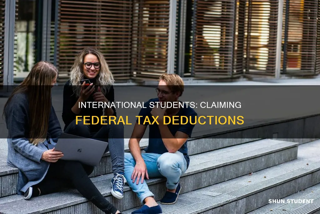 what diductions can a international student claim from federal taxes