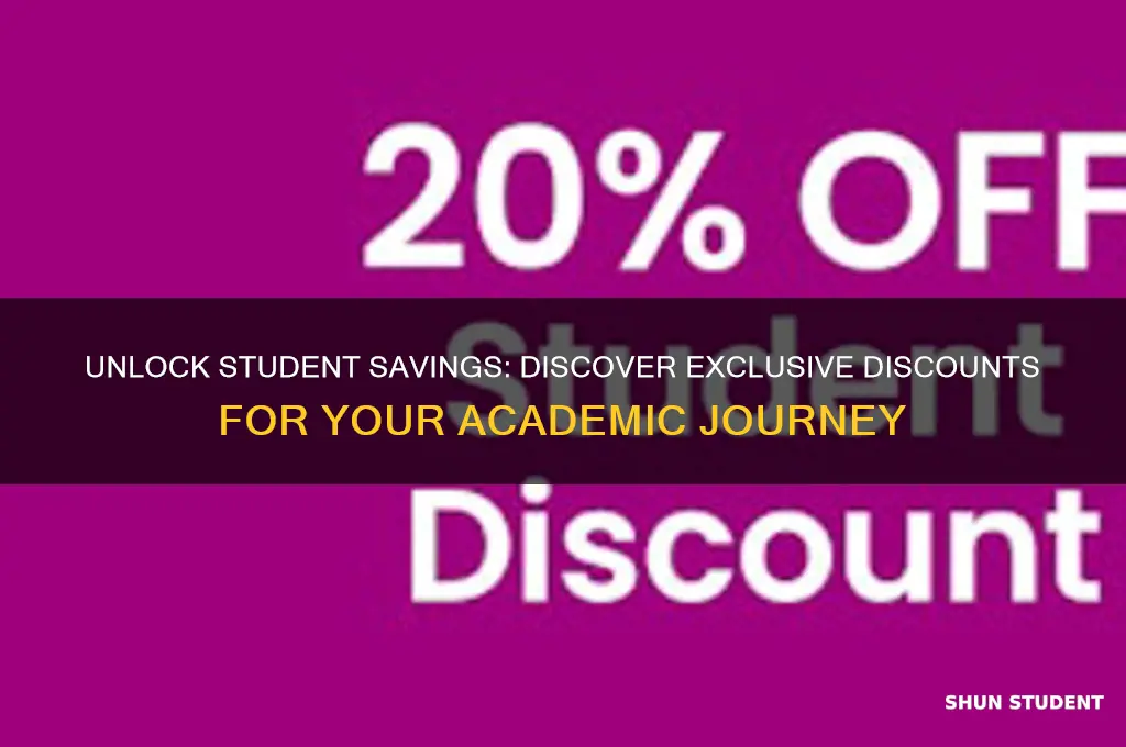 what discount can i get as a student