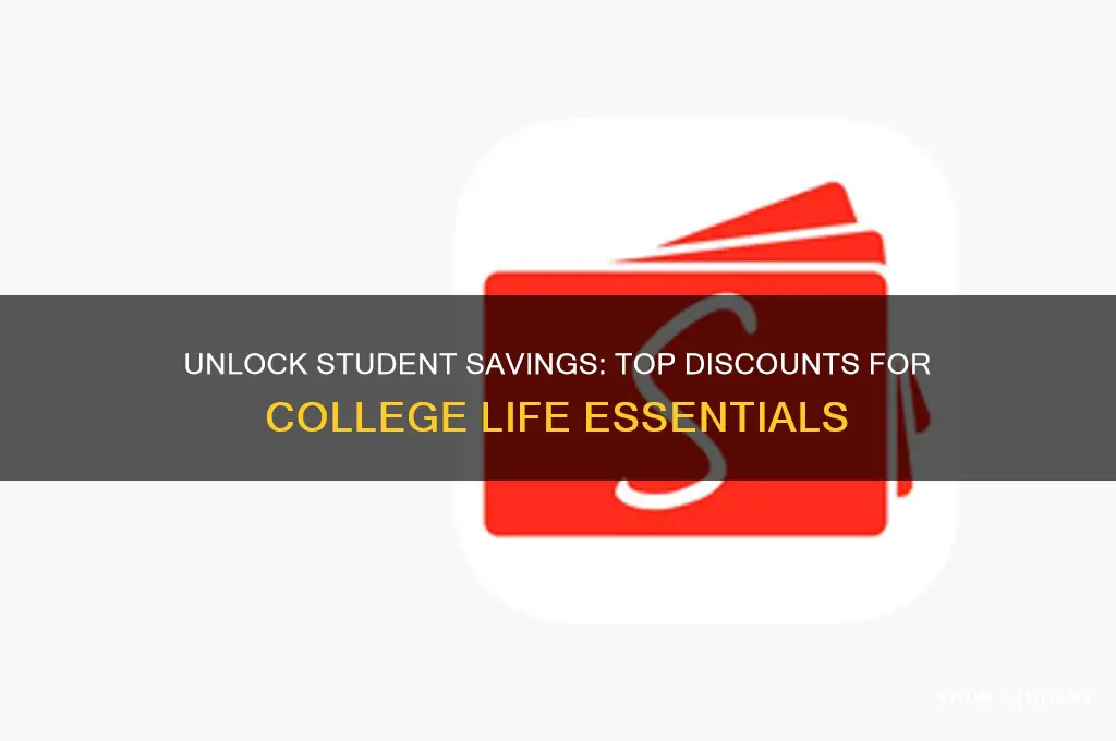 what discounts can you get as a college student