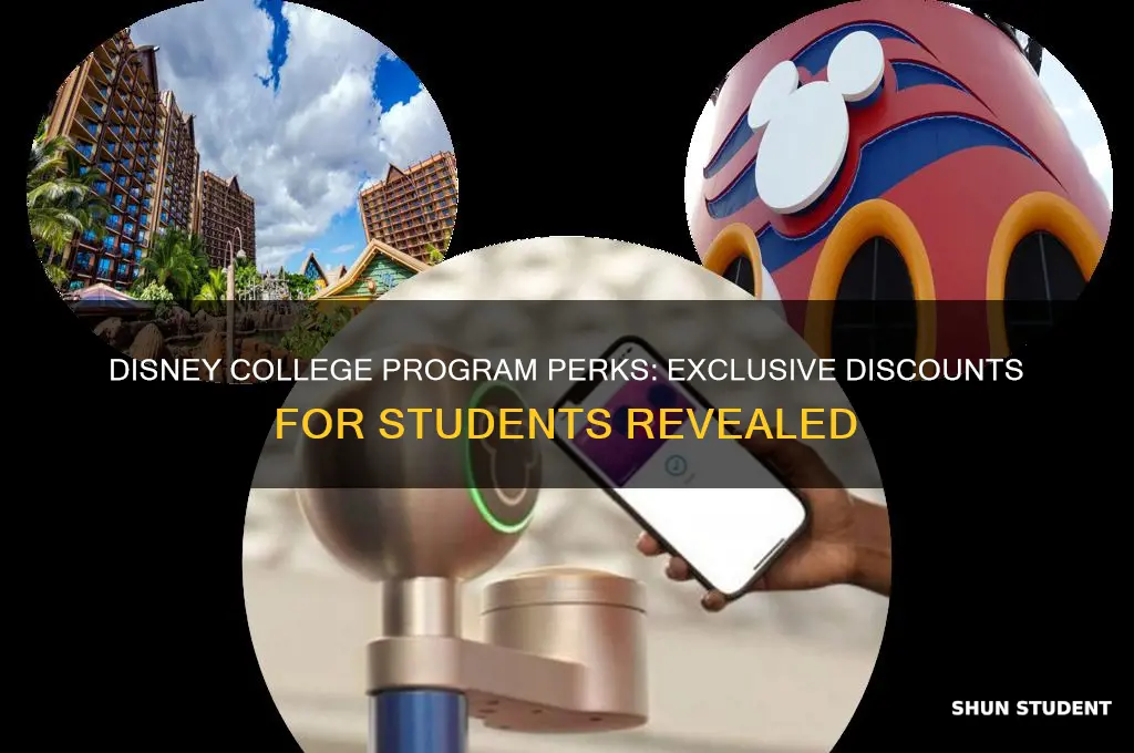 what discounts do disney college program students get