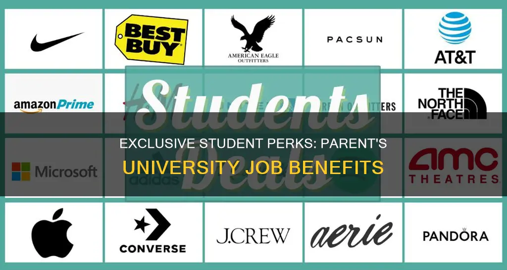 what discounts do students get if parent works at university