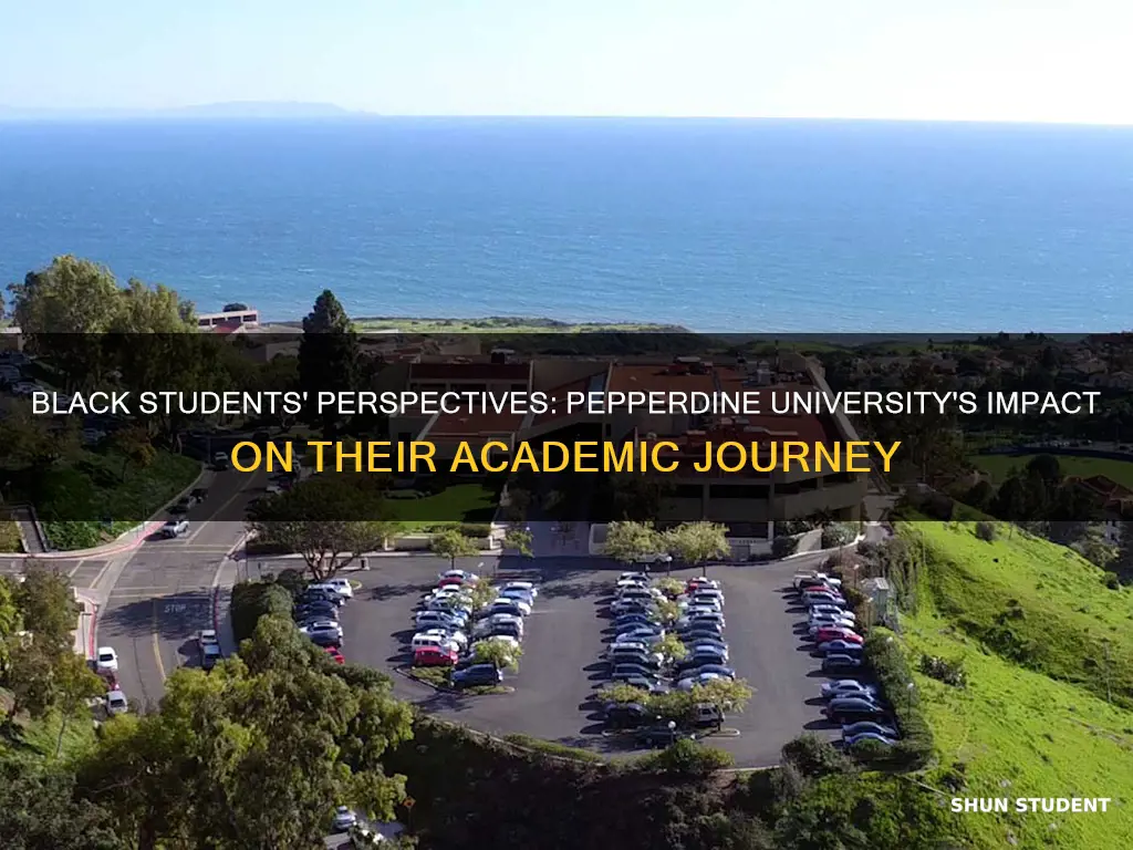 what do black students say about pepperdine university