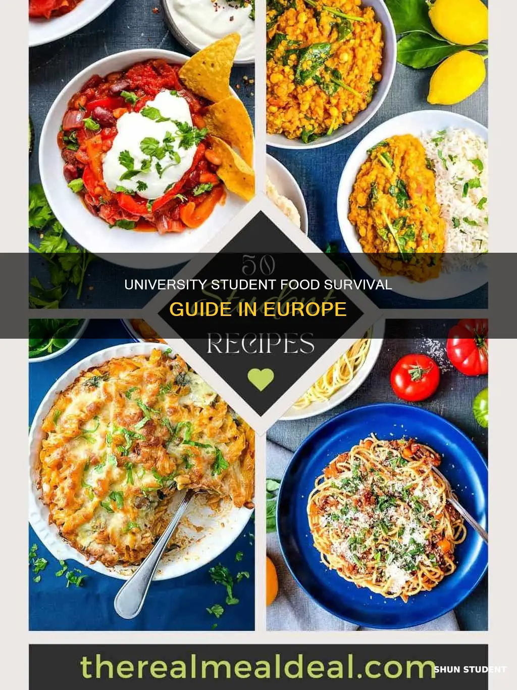 what do broke university students eat europe