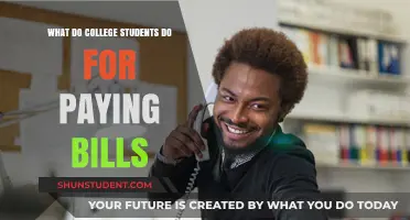 College Students: Earning Money, Paying Bills