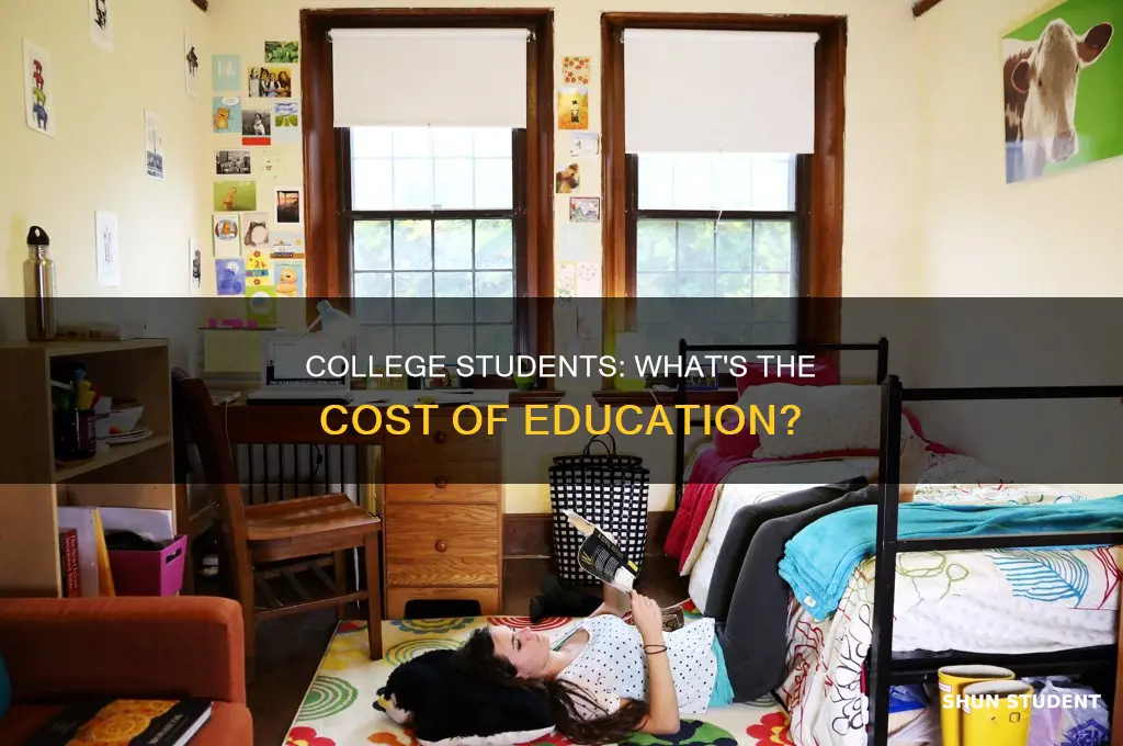what do college students have to pay for