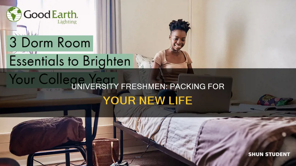 what do first year students need for university