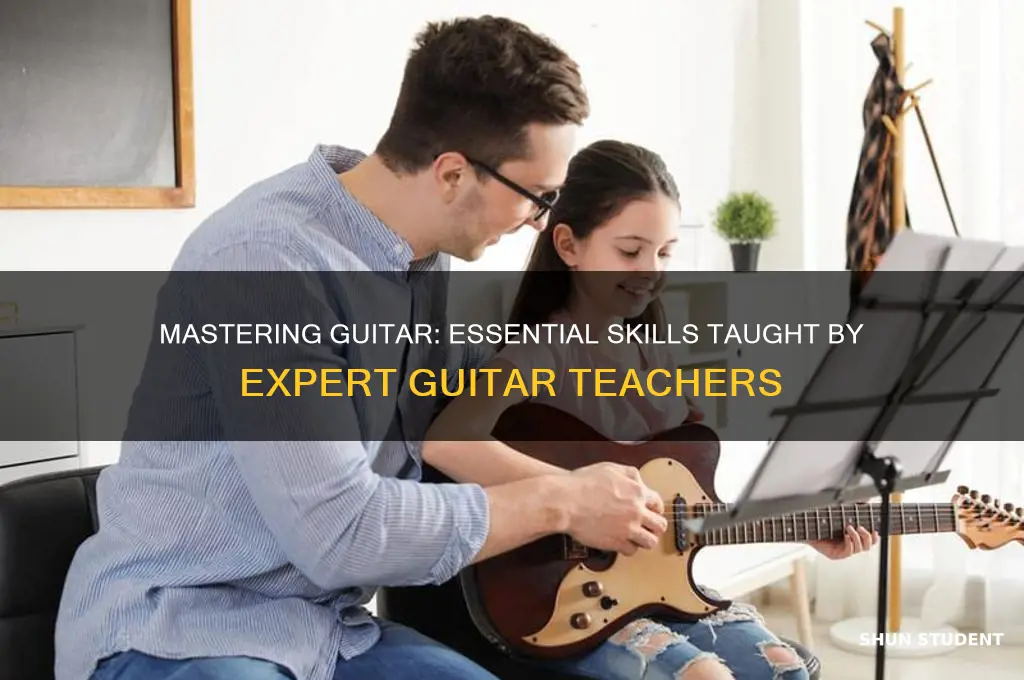 what do guitar teachers teach students