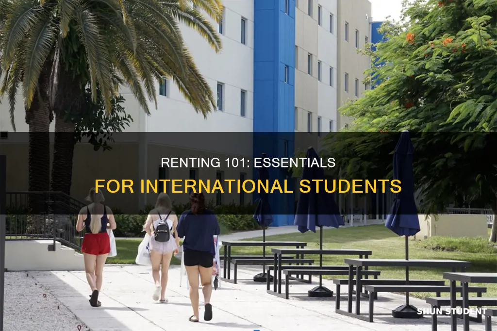 what do international students need to rent an apartment