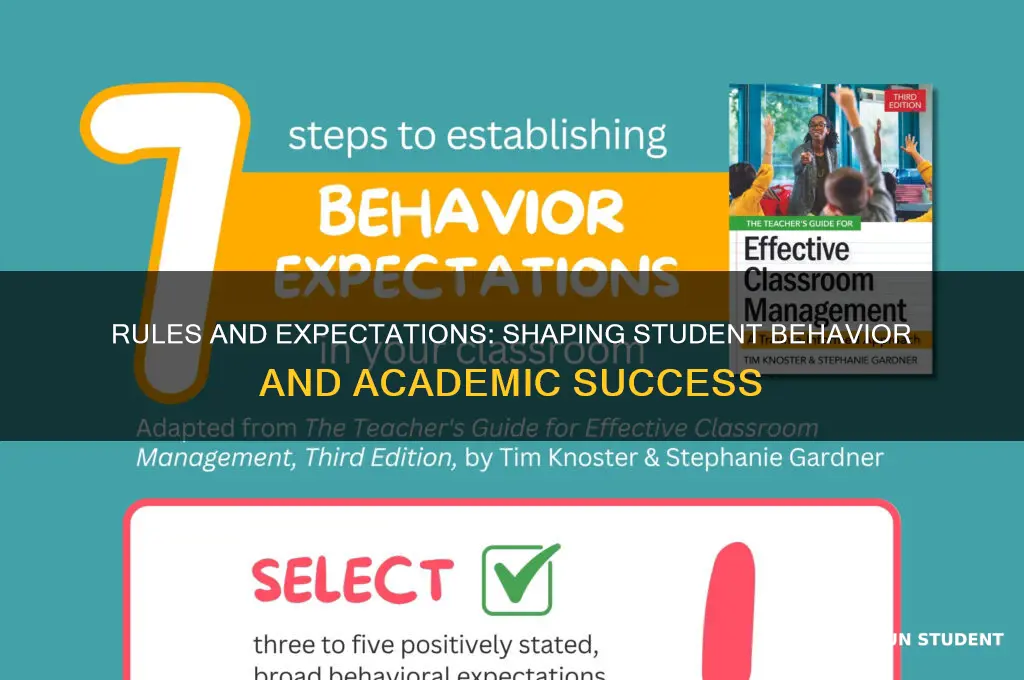 what do rules and expectations teach students