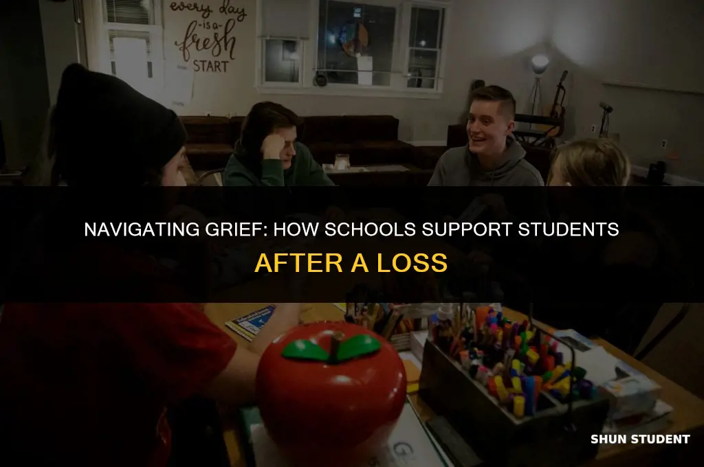 what do schools do when a student dies