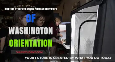 Freshmen: Your UW Orientation Accomplishments