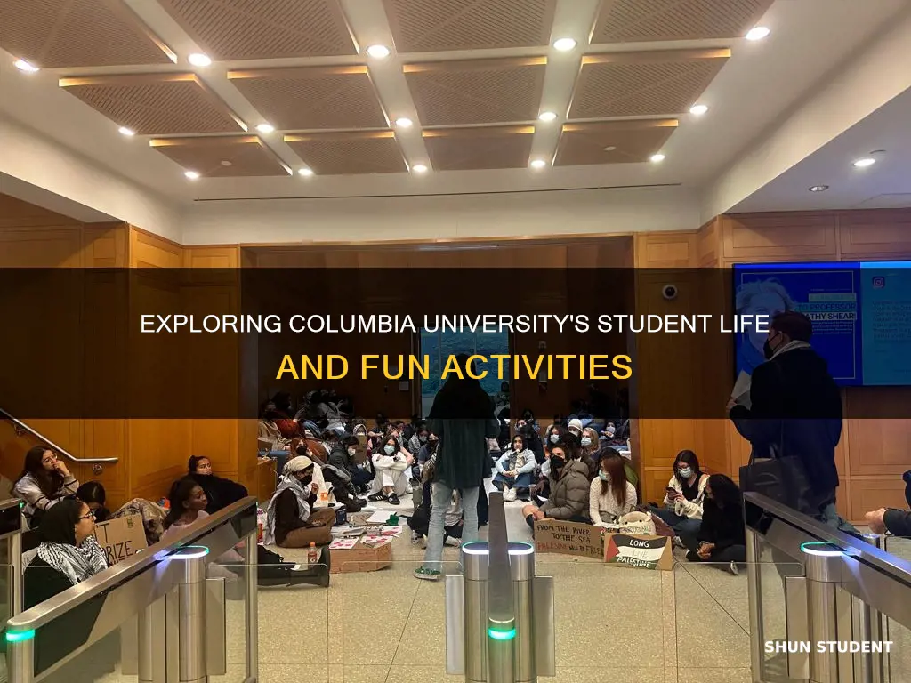 what do students do for fun at columbia university