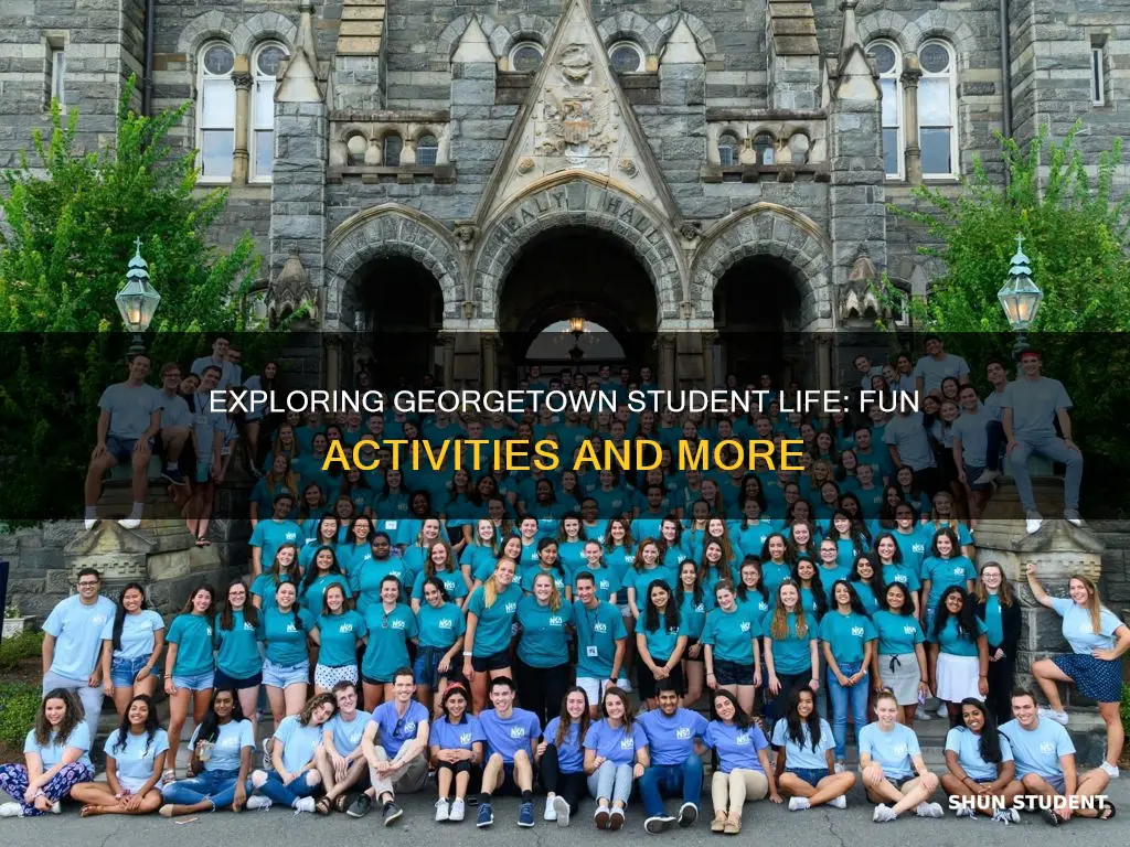 what do students do for fun at georgetown university