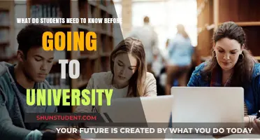 University Preparation: What Students Must Know
