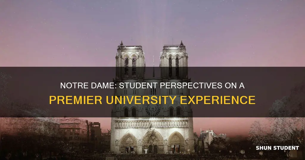 what do students say about university of notre dame