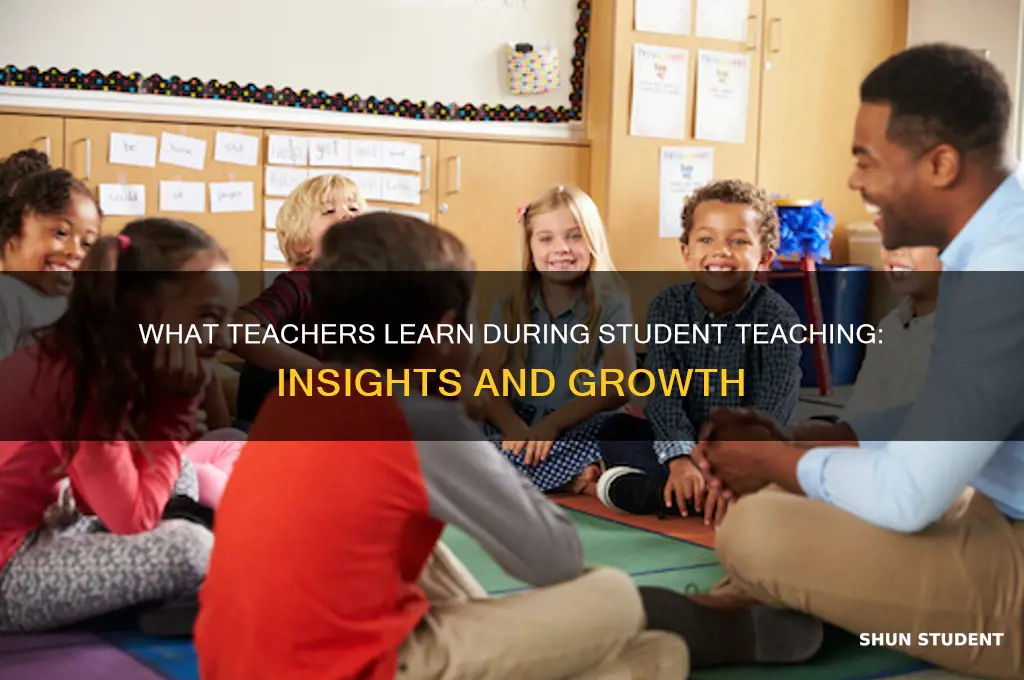what do teachers learn in student teaching