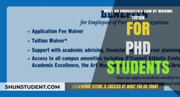 Universities Gain by Waiving Tuition for PhD Students