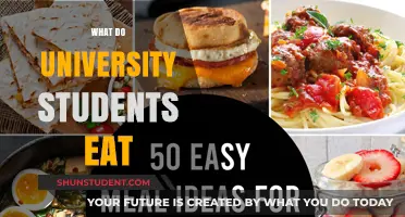 University Student Diets: What Do They Eat?