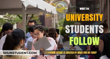 University Students: Who to Follow and Why