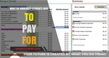 University Students: Understanding the Cost of Education