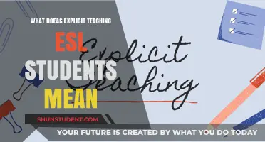 Understanding Explicit Teaching: A Guide for ESL Educators and Learners