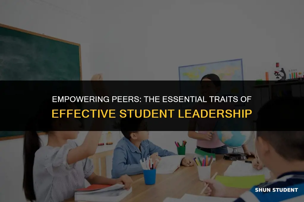 what does a good student leader do