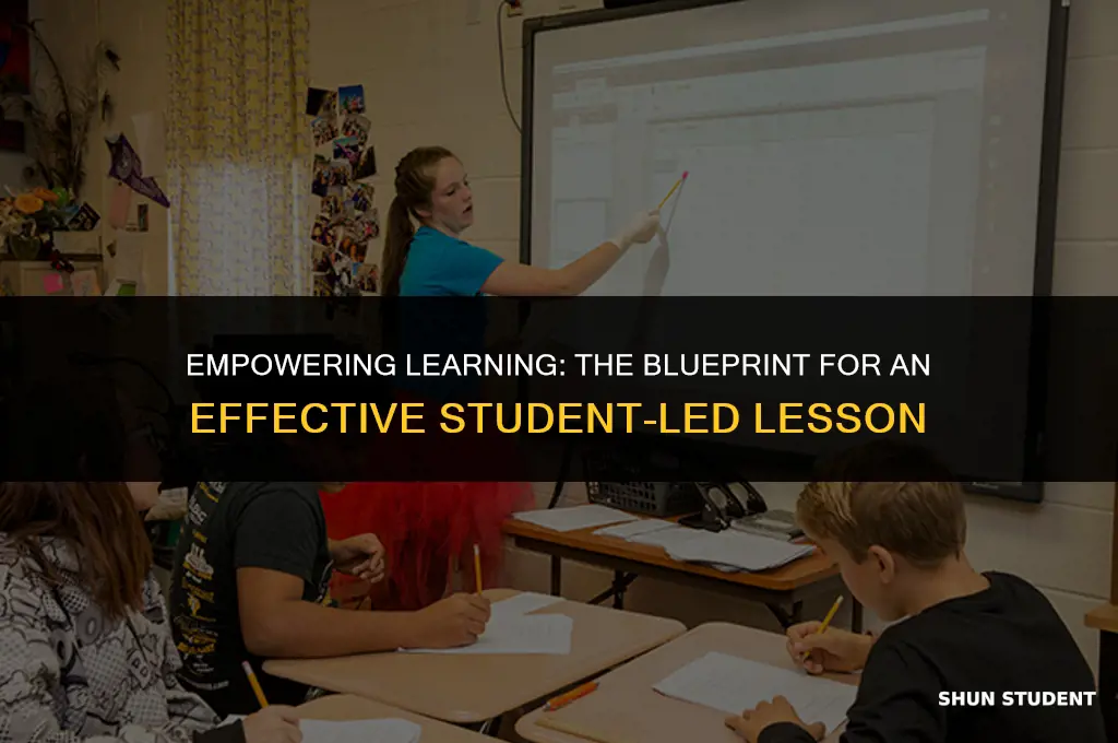 what does a good student led lesson look like