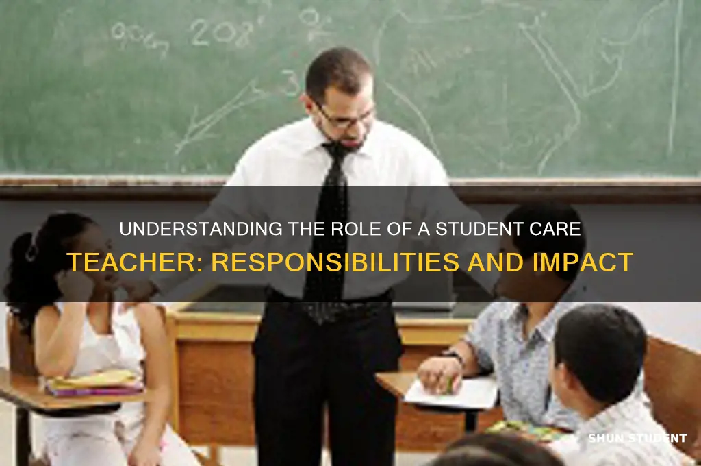 what does a student care teacher do