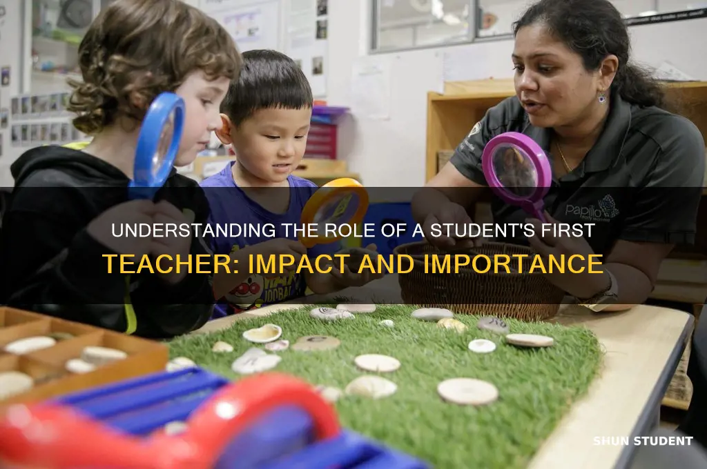 what does a student first teacher mean