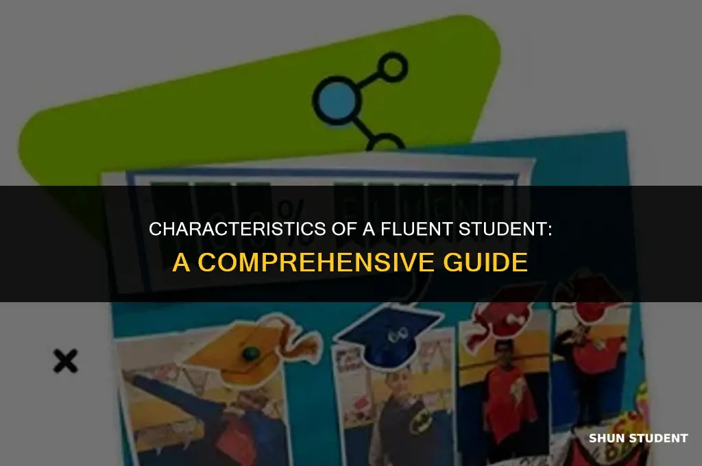 what does a student with good fluency look like