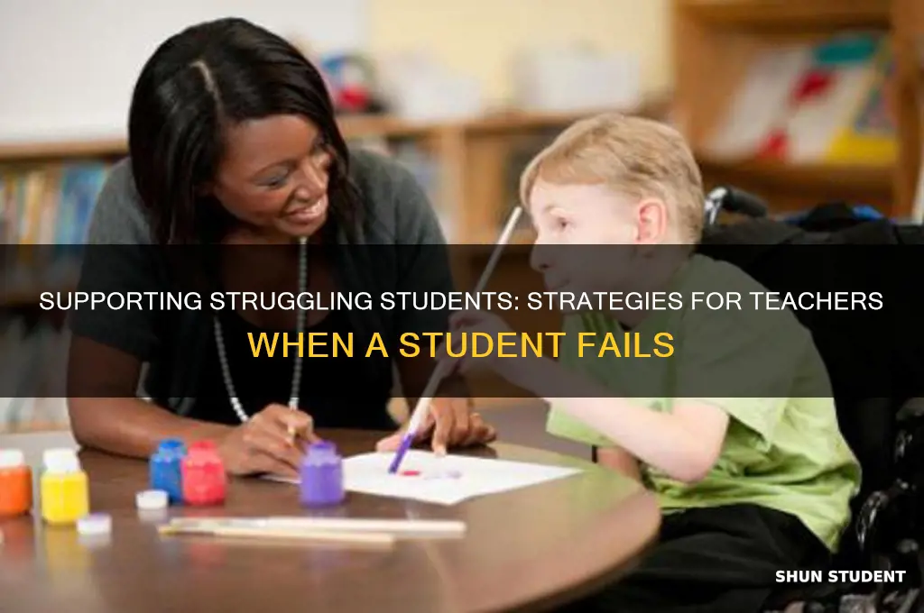 what does a teacher do if a student is failing