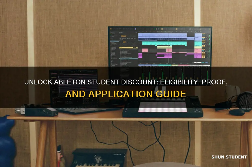 what does ableton require for student discount