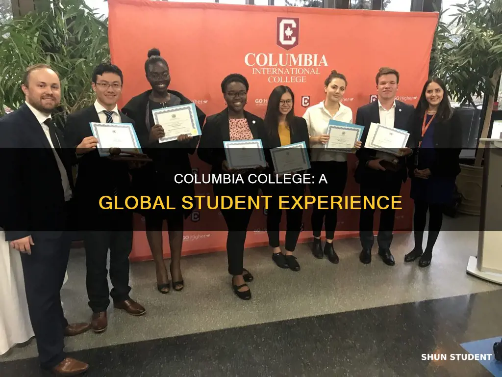 what does an international student in columbia college mean
