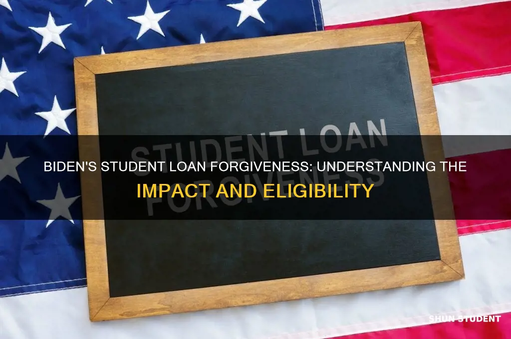 what does bidens student loan forgiveness mean