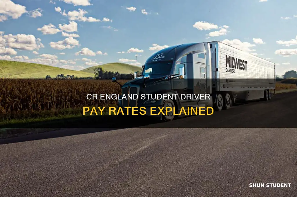 what does c r england pay student drivers