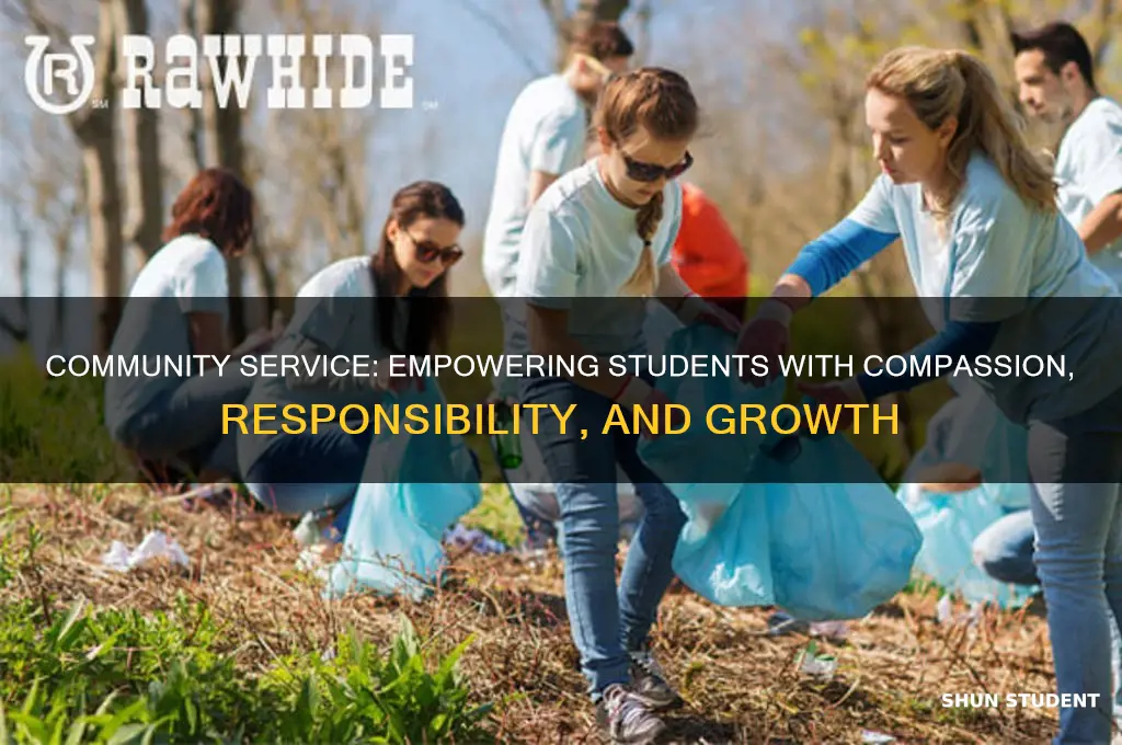 what does community service teach students
