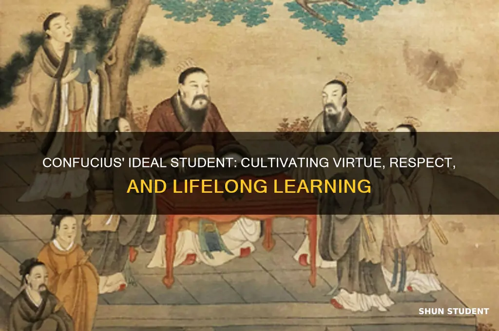 what does confucius think good students will do