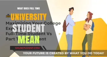 Full-Time University Student: What Does It Mean?