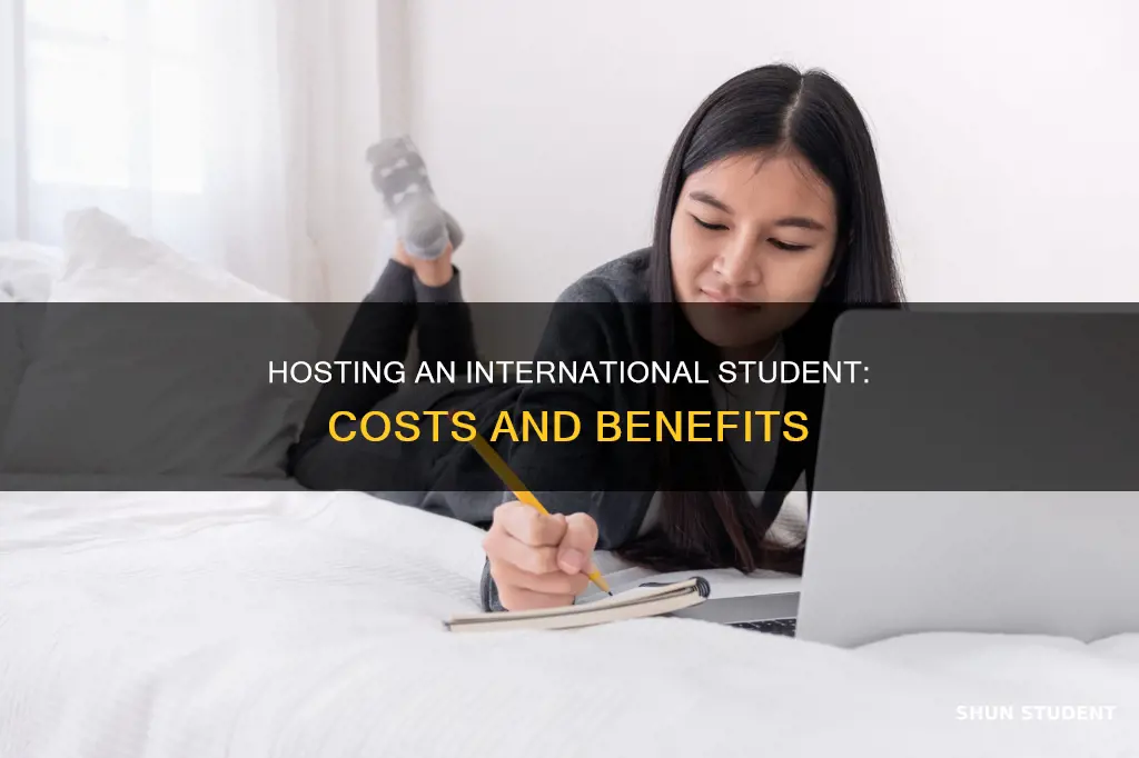 what does hosting an international student expenses look like