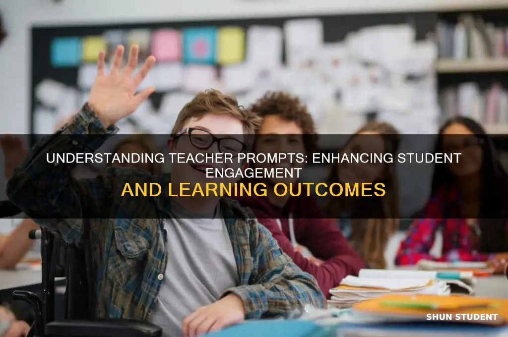 what does it mean when a teacher prompts a student