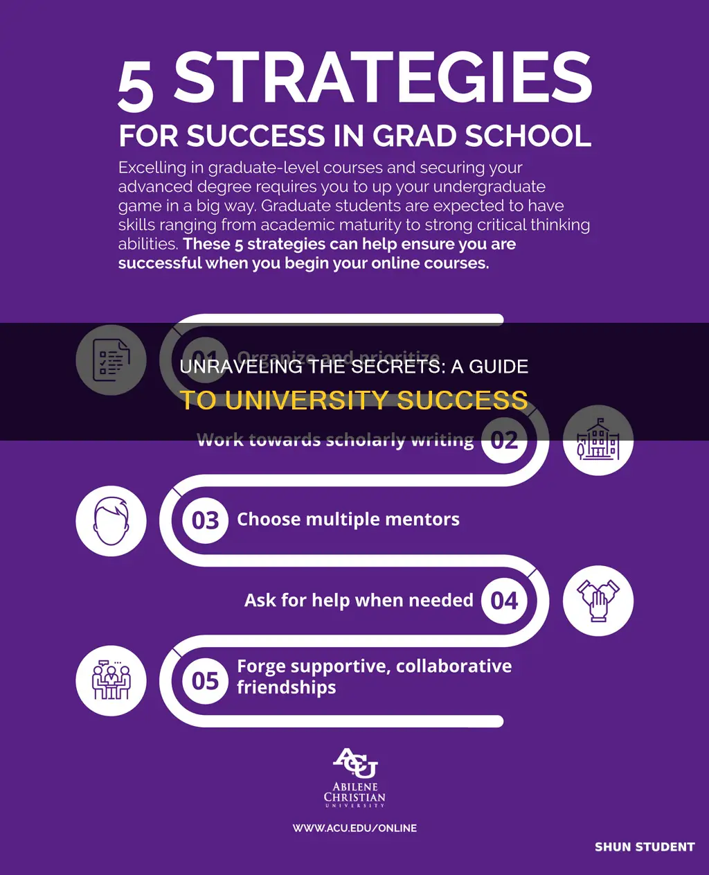 what does it take to be a successful university student