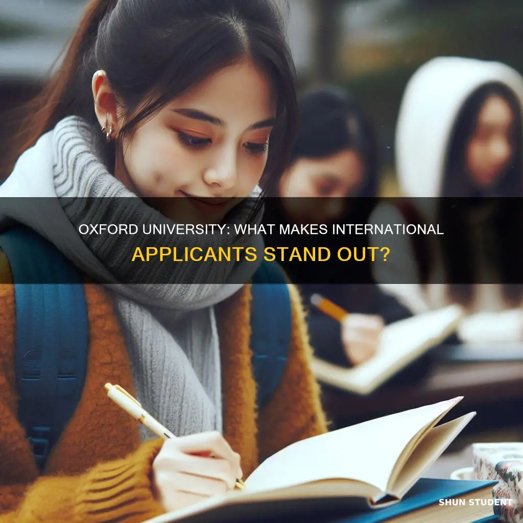 what does oxford look for in international students