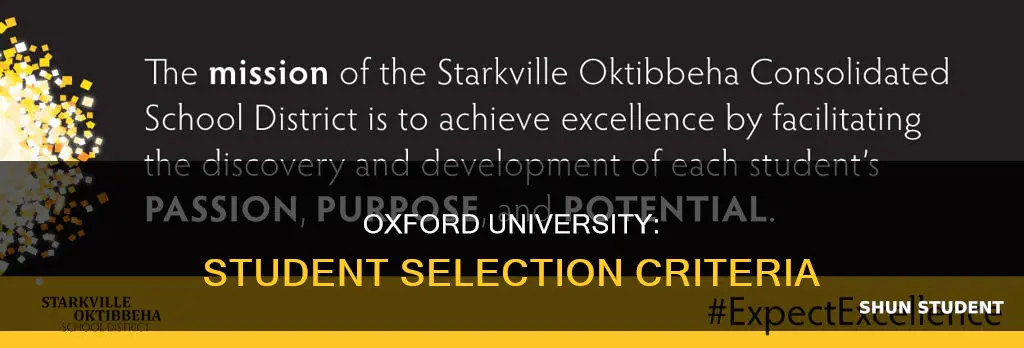 what does oxford university look for in a student
