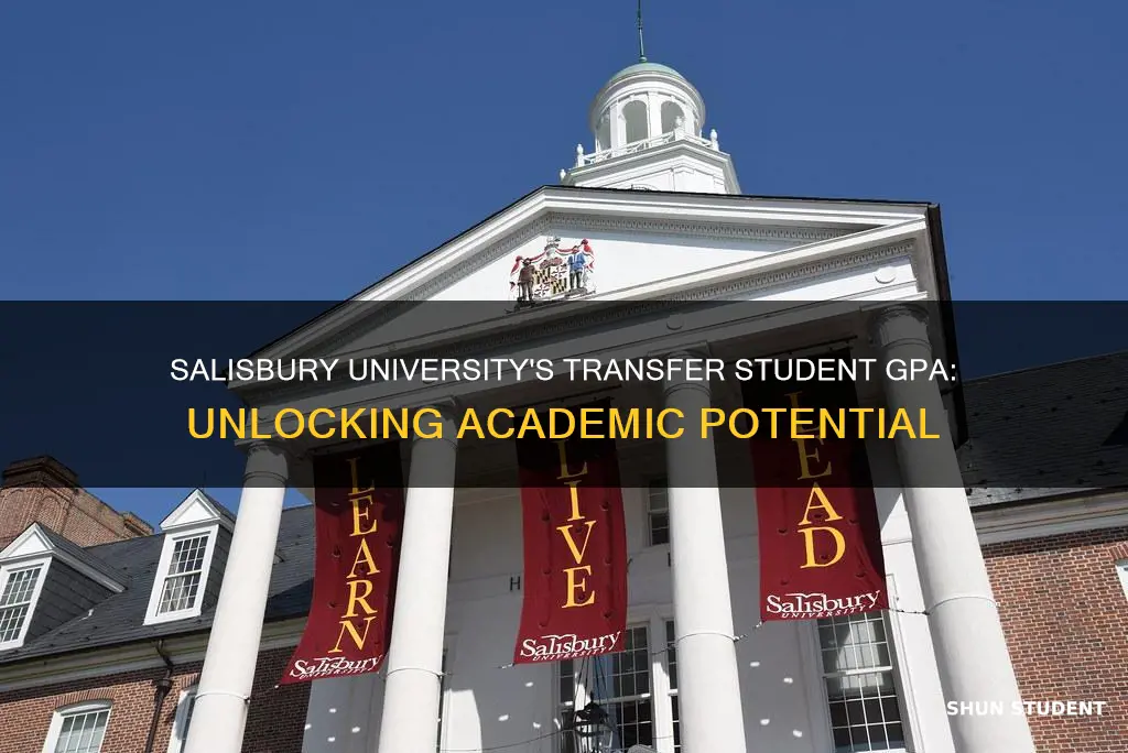 what does salisbury university start their transfer students gpa at