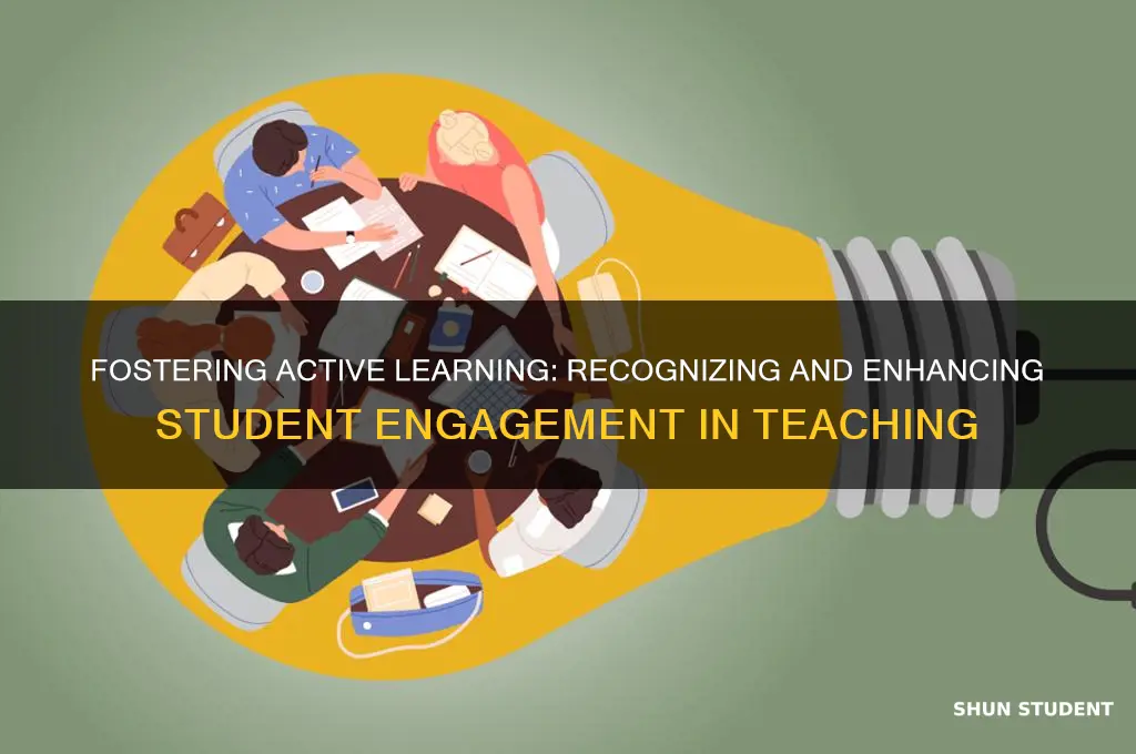what does student engagement look like while teaching