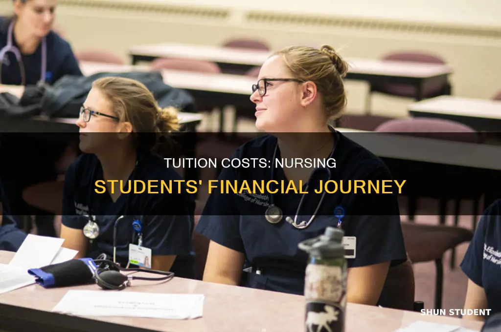 what does the average nursing student pay for their rn