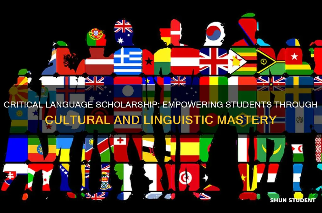 what does the critical language scholorship strive to teach students