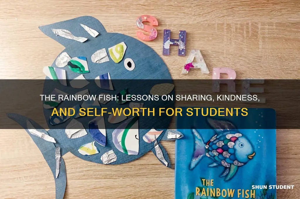 what does the rainbow fish teach students
