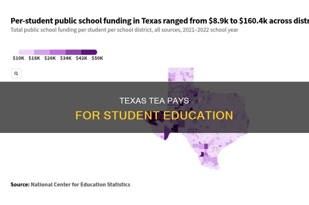 what does the tea pay per student in texas